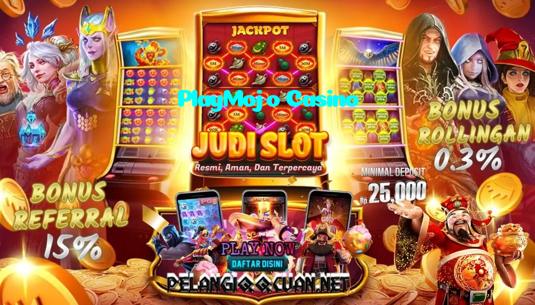 PlayMojo Casino casino presented on mobile device in Pakistan with slots and live games